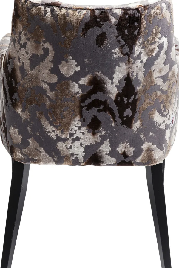 SEDIA CON BRACCIOLI MODE SUBLIME-BRUNO SCURO - KARE