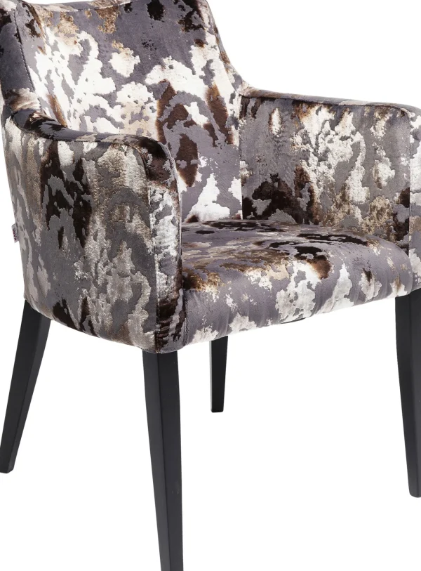 SEDIA CON BRACCIOLI MODE SUBLIME-BRUNO SCURO - KARE