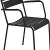 Sedia con braccioli Twist antracite - KARE