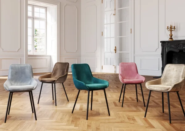 Sedia East Side Blu Petrolio - KARE