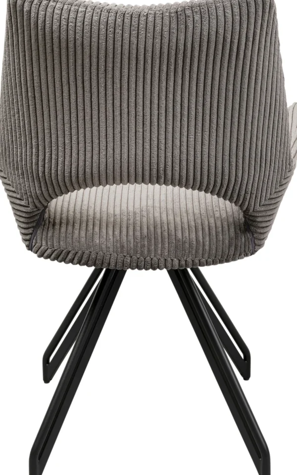 Sedia girevole Rich grigio scuro - KARE