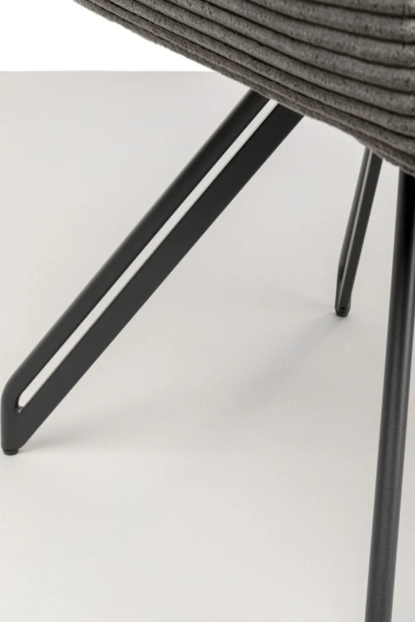 Sedia girevole Rich grigio scuro - KARE