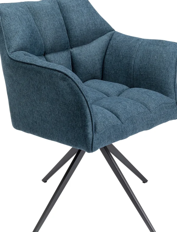 Sedia girevole Thinktank Blu - KARE