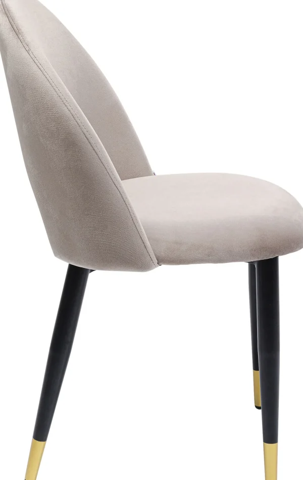Sedia Iris Velluto Beige - KARE