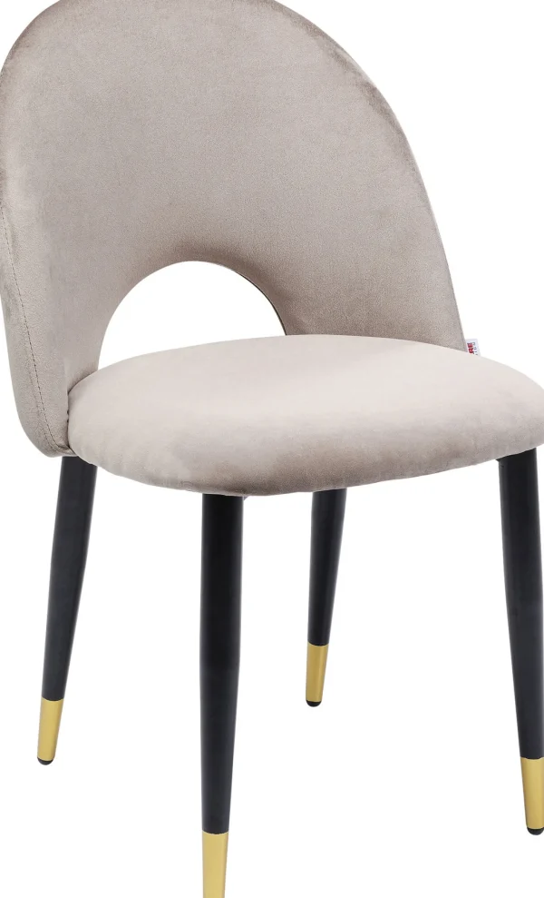 Sedia Iris Velluto Beige - KARE