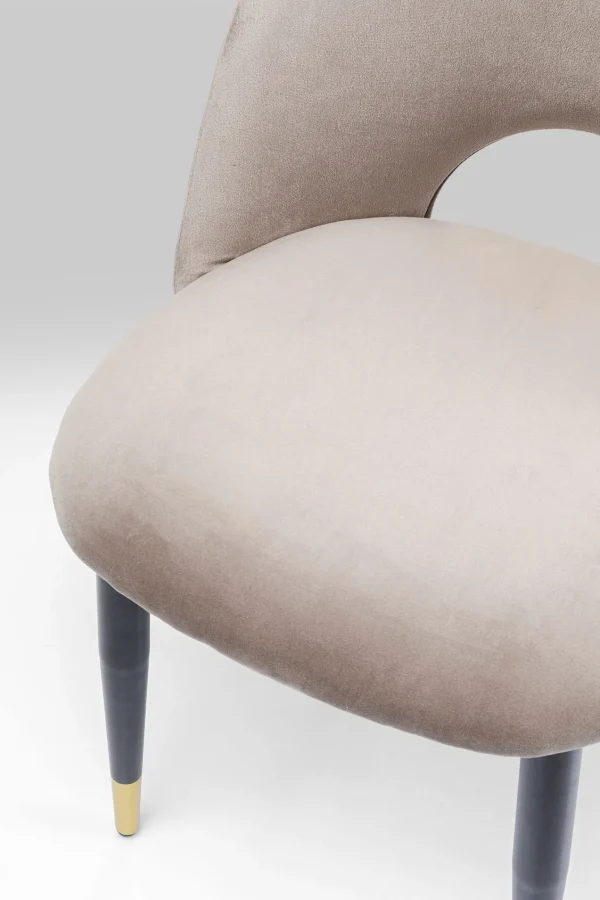 Sedia Iris Velluto Beige - KARE