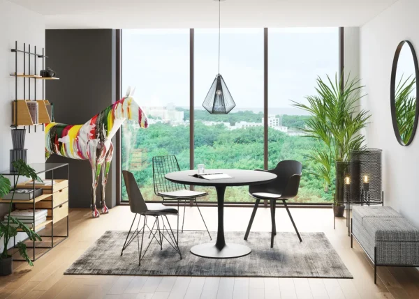 Sedia Wire Nero - KARE