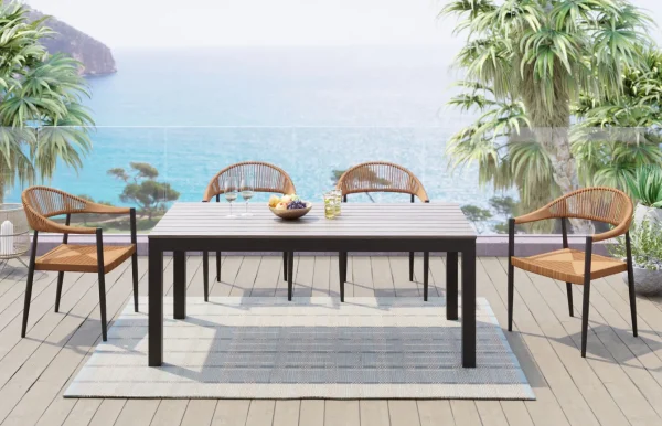 Set da giardino Sorento naturale (5/pz) - KARE