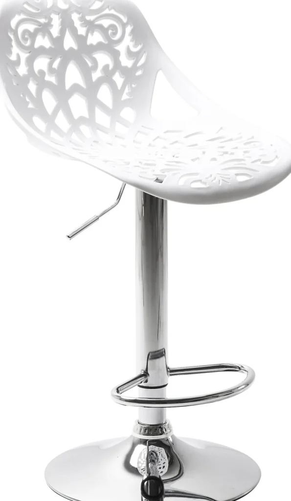Sgabello Bar Ornament Bianco - KARE