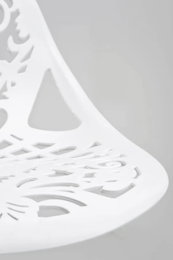 Sgabello Bar Ornament Bianco - KARE