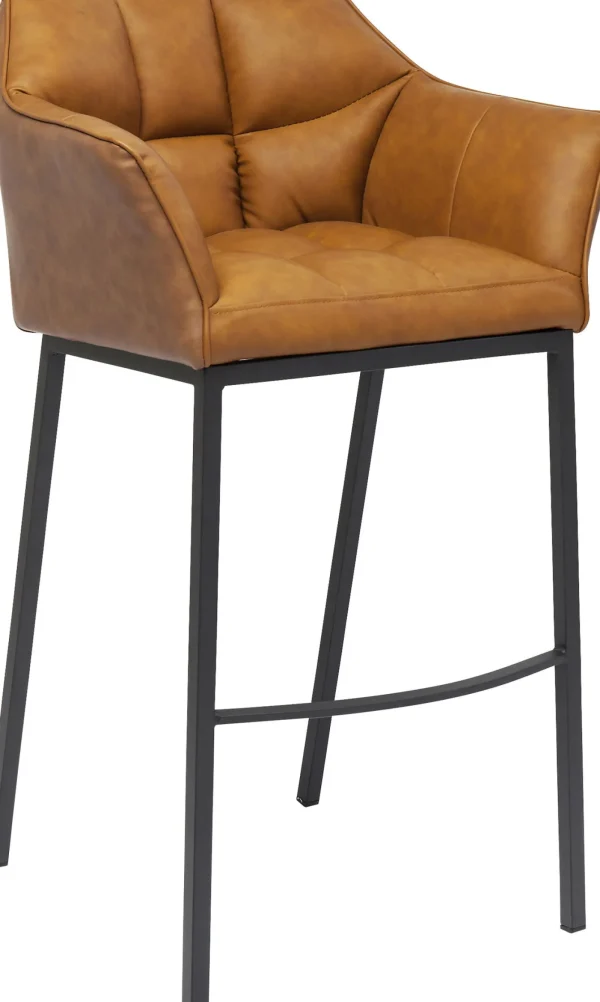 Sgabello bar ThinkThank quattro marrone - KARE