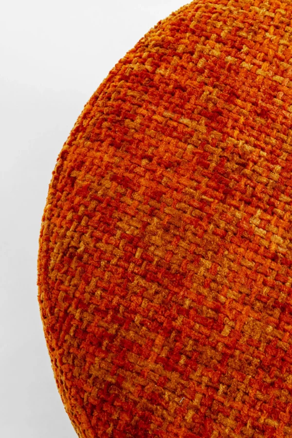 Sgabello Berry High Silber arancione Ø39cm - KARE