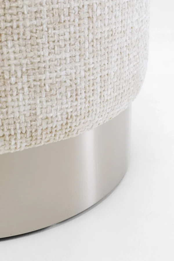 Sgabello Berry High Silber beige Ø39cm - KARE
