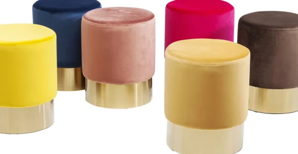 SGABELLO CHERRY ROSA/OTTONE Ø35CM - KARE