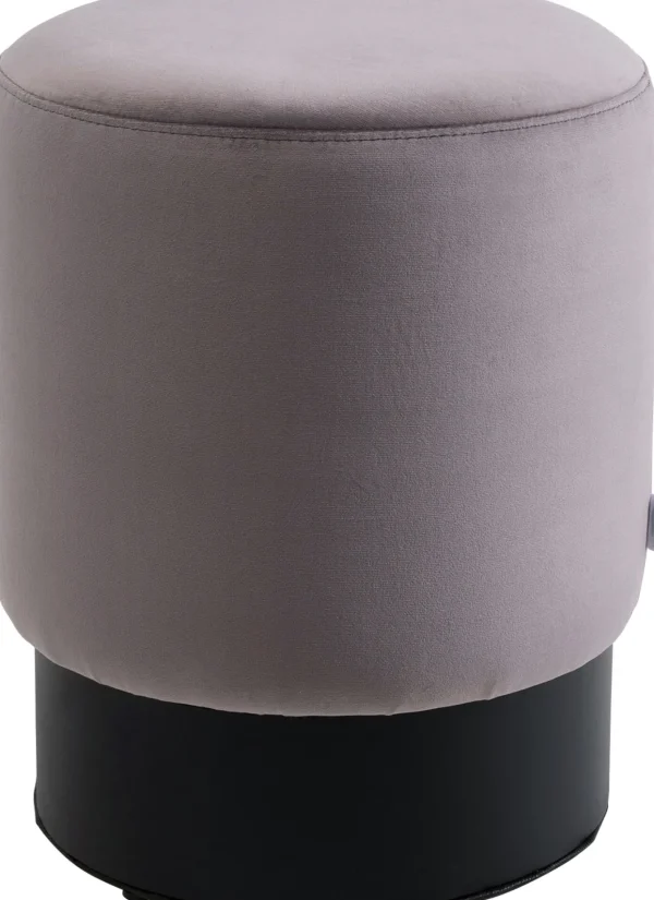 Sgabello Ciliegio Astoria Grigio Nero Ø36 cm Limitato - KARE