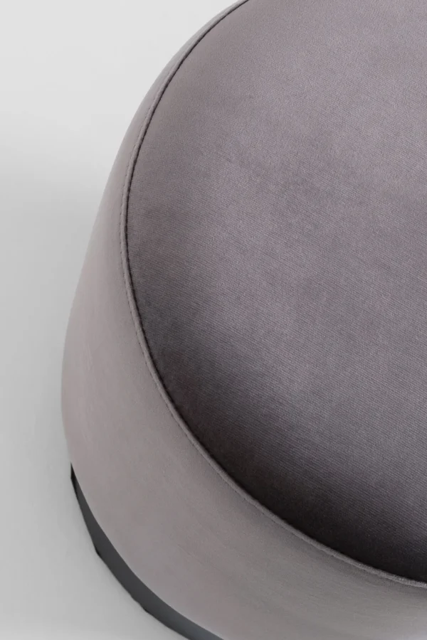 Sgabello Ciliegio Astoria Grigio Nero Ø36 cm Limitato - KARE