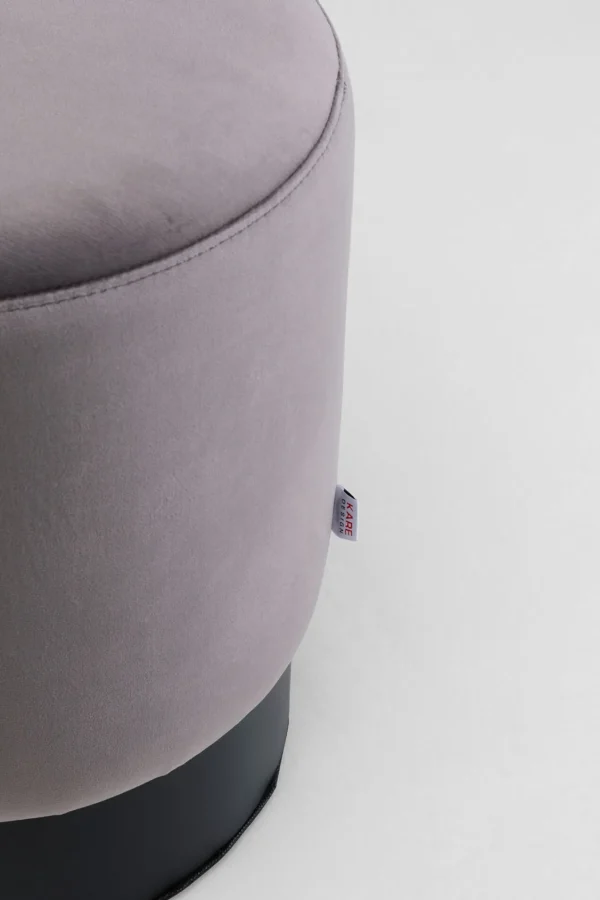 Sgabello Ciliegio Astoria Grigio Nero Ø36 cm Limitato - KARE