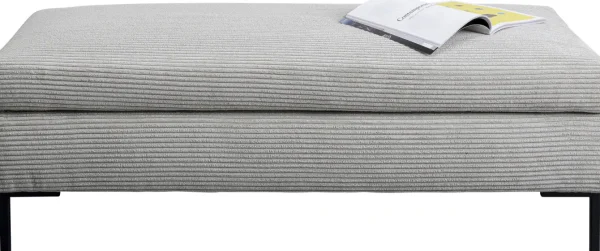 Sgabello Gianni Cord grigio - KARE