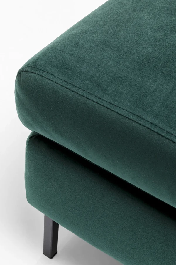 Sgabello Gianni Velvet verde scuro - KARE