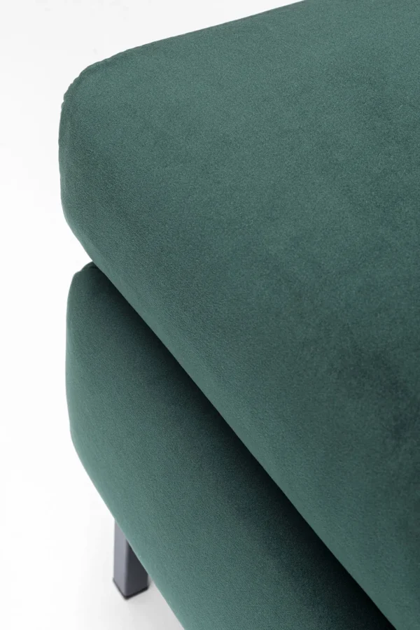 Sgabello Gianni Velvet verde scuro - KARE