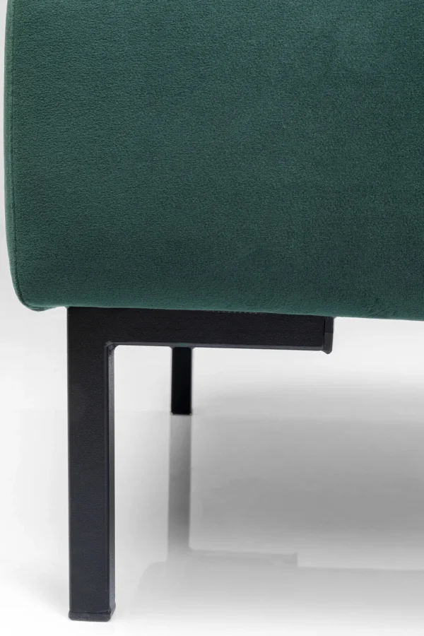 Sgabello Gianni Velvet verde scuro - KARE