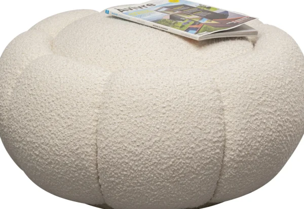Sgabello Peppo Bloom bianco Ø72cm - KARE