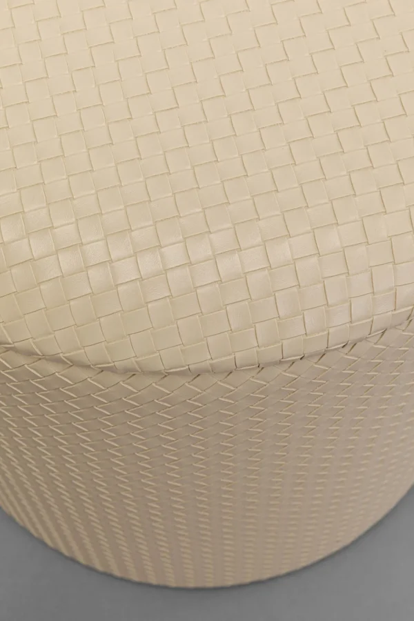 Sgabello Venezia Storage Crema Ø40cm - KARE
