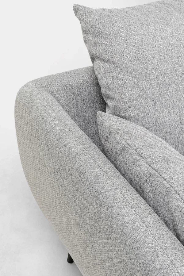 Sofa Amalfi 2-posti grigio 219cm - KARE