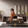 SPECCHIO CLIP OTTONE 32X177CM - KARE