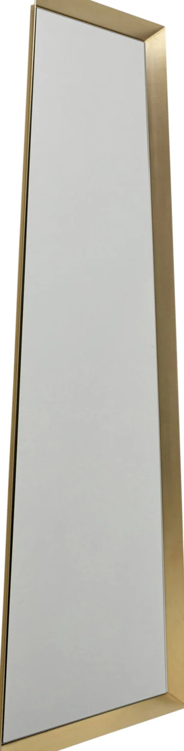 Specchio da parete Arezzo Ottone Trapez 65(45)x160cm - KARE