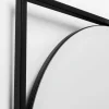Specchio da parete Bonita nero 71x109cm - KARE