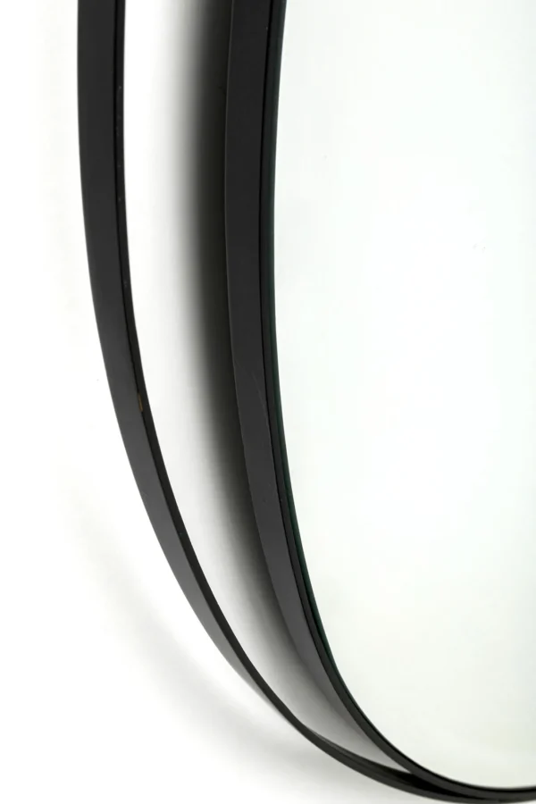 Specchio da parete Bonita nero Ø80cm - KARE