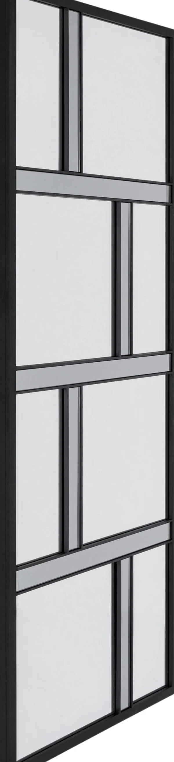 Specchio da parete Brick Nero 71x182cm - KARE