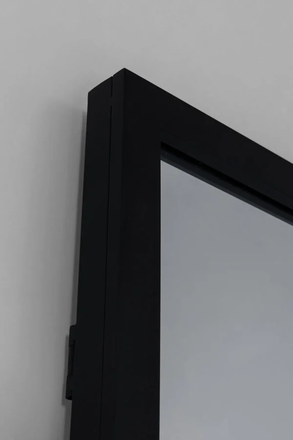Specchio da parete Brick Nero 71x182cm - KARE