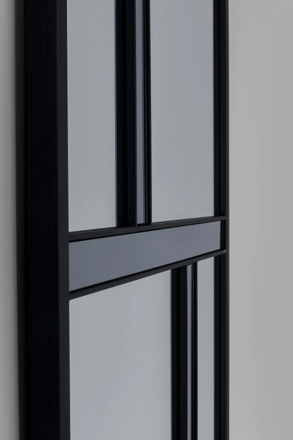 Specchio da parete Brick Nero 71x182cm - KARE