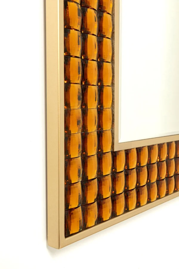 Specchio da parete Cialda Messing 80x100cm - KARE