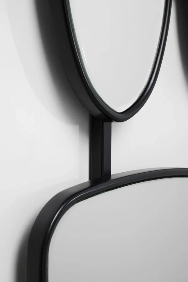 Specchio da parete Nastro nero 80x114cm - KARE