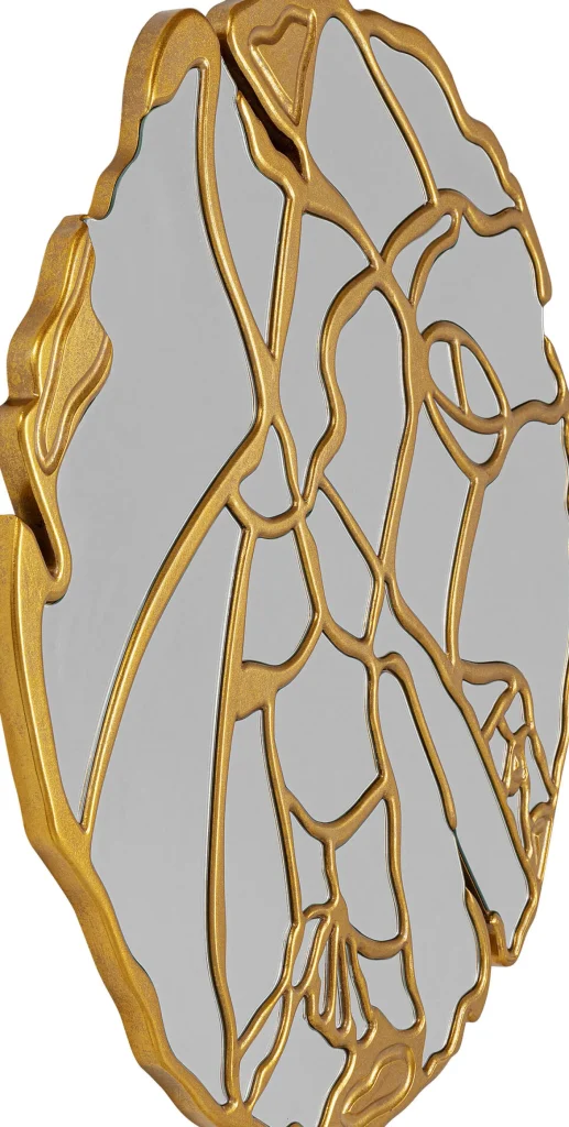 Specchio da parete Pieces oro Ø100cm - KARE