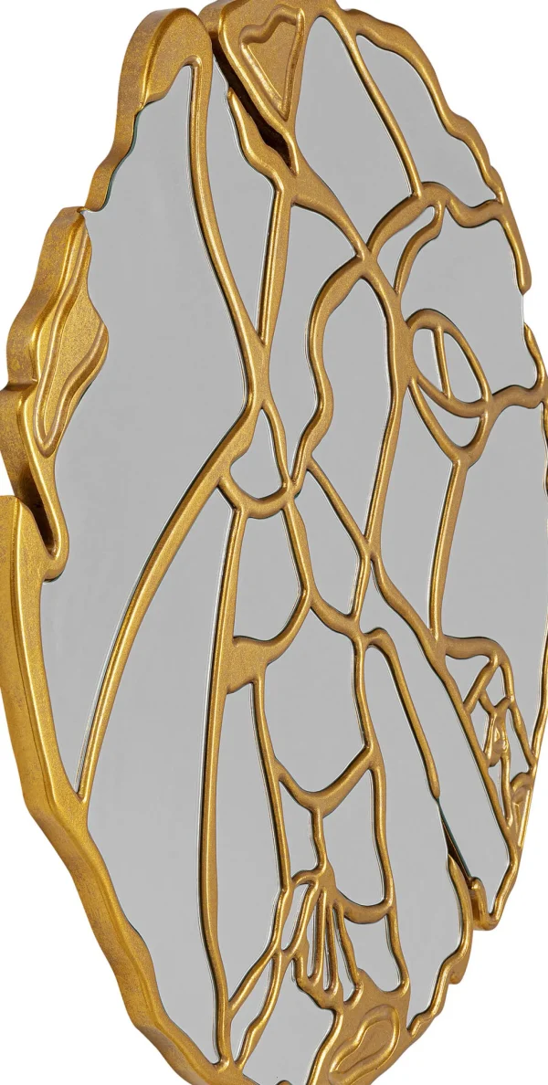 Specchio da parete Pieces oro Ø100cm - KARE