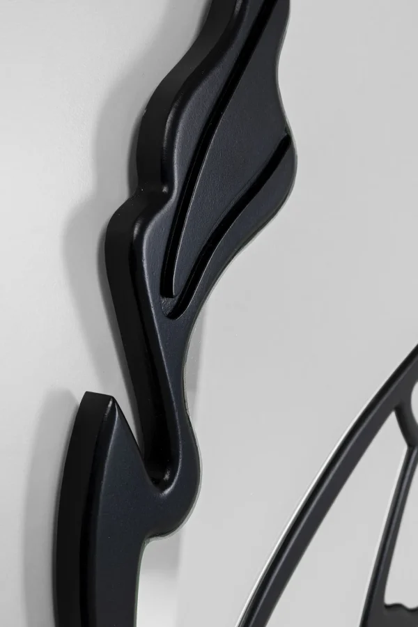 Specchio da parete Pieces  nero Ø100cm - KARE