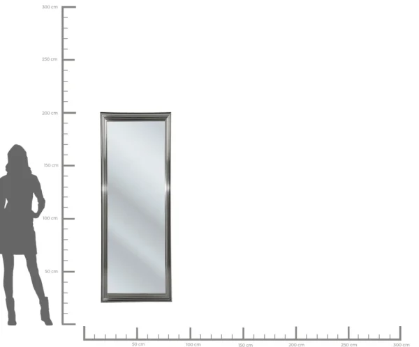 Specchio Frame Eve Argento 180x90cm - KARE