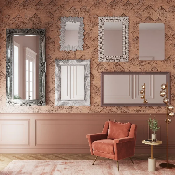 Specchio Frame Eve Argento 180x90cm - KARE