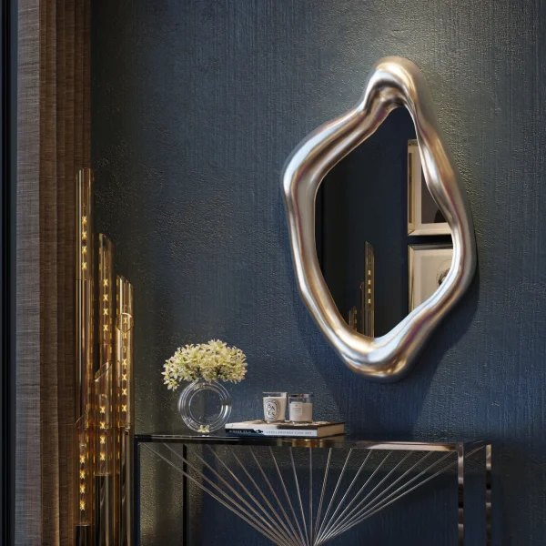 Specchio Hologram argento 119x76 cm - KARE