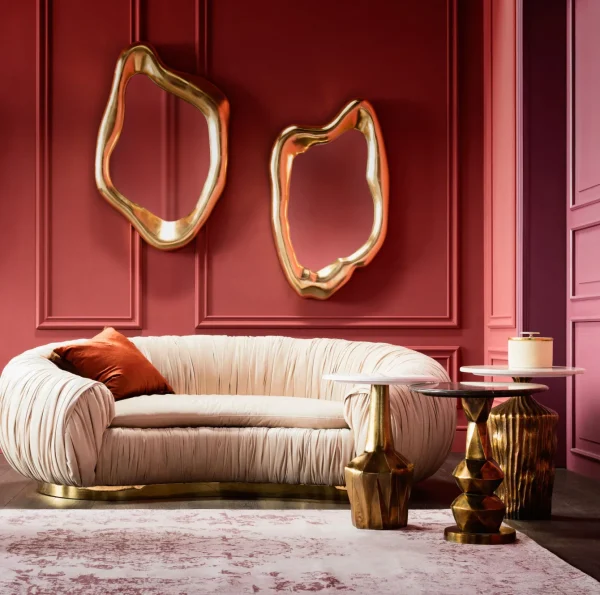 Specchio Hologram oro 76x119 cm - KARE