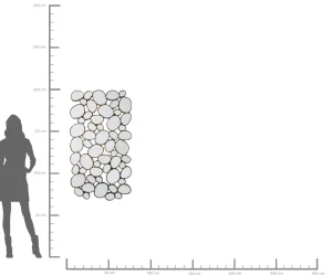 SPECCHIO WATER DROPS RAME 135X78 - KARE
