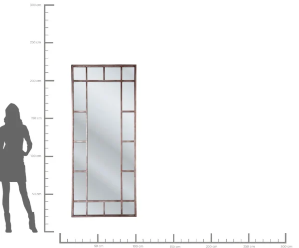 SPECCHIO WINDOW IRON 200X90CM - KARE