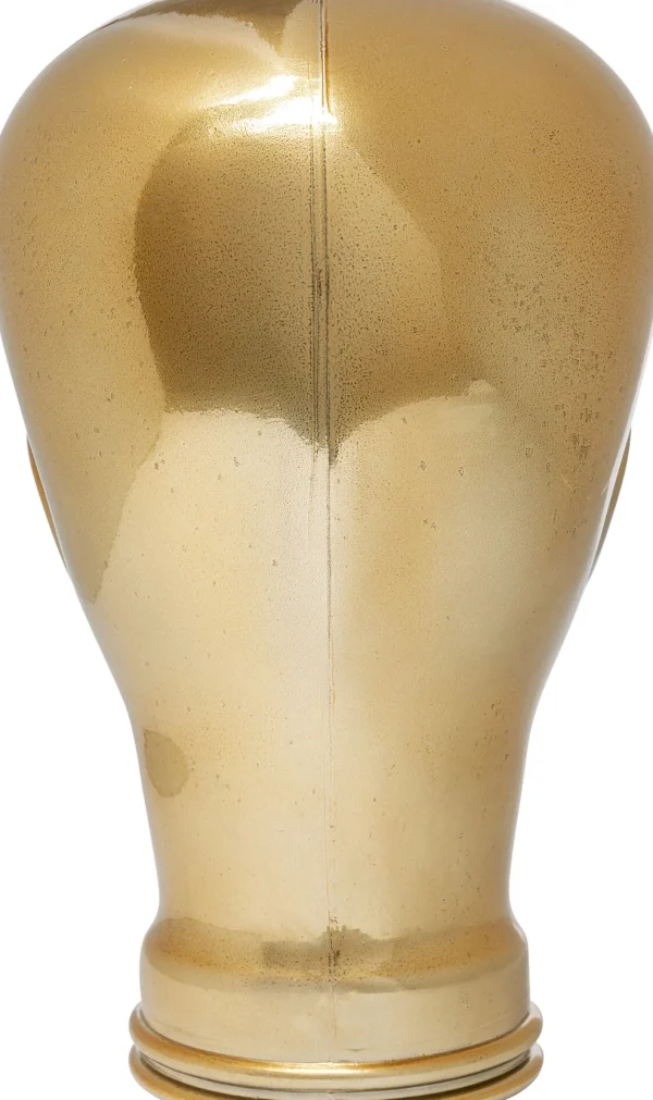 Supporto per cuffie a forma di testa color oro - KARE
