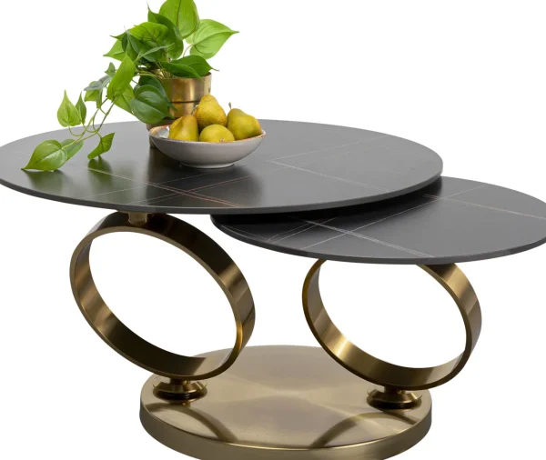Tavolino Beverly Gold 132x80cm - KARE
