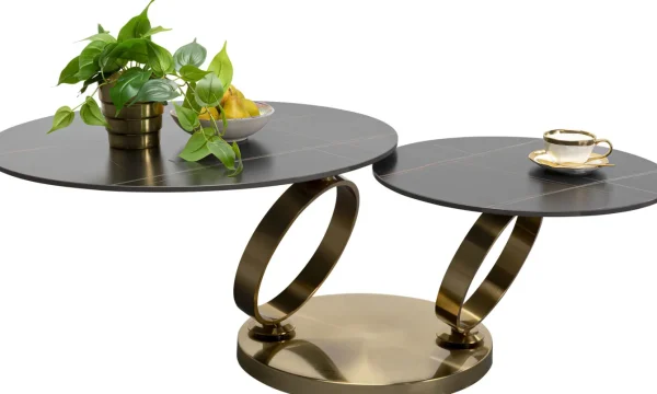 Tavolino Beverly Gold 132x80cm - KARE