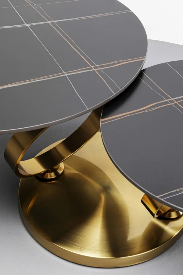 Tavolino Beverly Gold 132x80cm - KARE